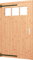 Trendhout | Opgeklampte deur XL met bovenraam | L
