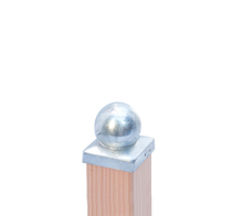Paalornament | Afdekkap bol 7x7 | Verzinkt