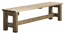 Talen | Bank Zeist robuust, zonder leuning | 180 cm