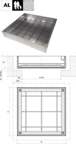 MBI | ACO Alustone klinkerdeksel 60x60