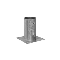 Westwood | Paalhouder met plaat rond | 81 mm
