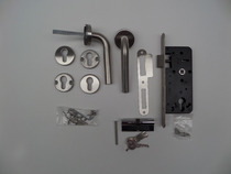 Westwood | Set voor poortframes RVS | Gebogen kruk