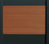IdeAL scherm | Antraciet- Prof. bruin | 180x180 | 9 planks