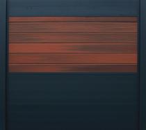 IdeAL scherm | Antraciet- Horizon Rosewood | 180x180 | 6 planks