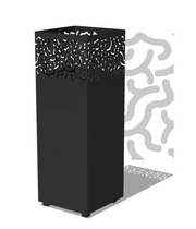 BURNI | Vuurzuil Jari | Donker antraciet