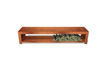 BURNI | Houtopslag 200x40x43 cm | Onbehandeld