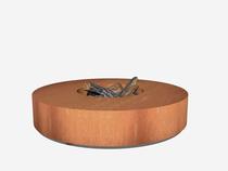 BURNI | Vuurtafel 125 x 28 cm