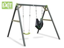 EXIT | Aksent Duoschommel (2 zitjes) + EXIT Swingbag Green (1x)