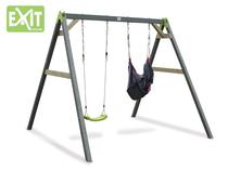 EXIT | Aksent Duoschommel (2 zitjes) + EXIT Swingbag Pink (1x)