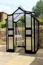 Royal Well | Birdlip 44, zwart gecoat, polycarbonaat 6mm/1