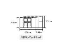 Royal Well | Veranda 44, gevels van veiligheidsglas 3mm