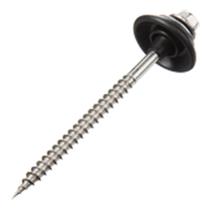 Houtdraadbout rvs 7 x130 mm (din
