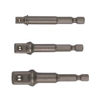 Adapters (3x) 1/4 zesk naar 1/4 -1/2 -3/8inch