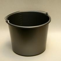 Emmer 12L Gripline grijs kunststof met