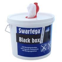 Handreiniger tissues Swarfega black