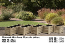 Talen | Bloembak Vuren | 40x60x44