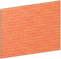 Trendhout | Wandmodule E potdekselplanken | 340.5x220 cm