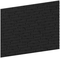 Trendhout | Wandmodule E potdekselplanken zwart | 340.5x220 cm