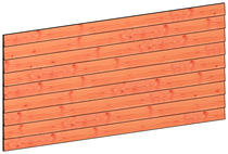 Trendhout | Wandmodule F potdekselplanken | 276x117 cm