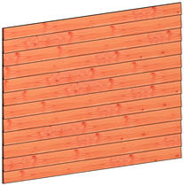 Trendhout | Wandmodule K potdekselplanken | 223x156 cm