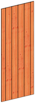 Trendhout | Binnenwand module sponningplanken A | 89x220 cm