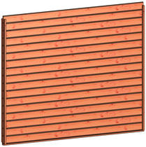Trendhout | Wandmodule C design stapelprofiel | 276x220 cm