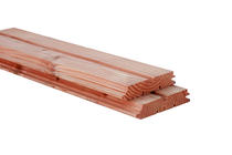Dubbel Rhombusprofiel Douglas | 28 x 140 mm | 300 cm | Geimpregneerd