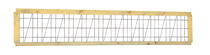 Woodvision Zelfbouwsysteem | Decoratie trellis met zwart gecoat gaas