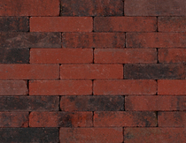 Kijlstra | Waalformaat getrommeld 20x5x7 | Rood/zwart
