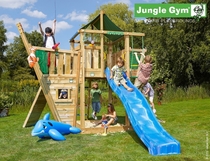 Jungle Gym | Lodge + Boat Module | DeLuxe | Blauw