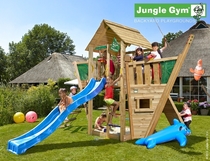 Jungle Gym | Cabin + Boat Module | DeLuxe | Blauw