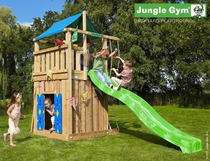 Jungle Gym | Lodge + Playhouse | DeLuxe | Blauw