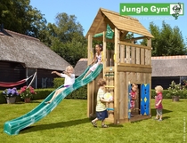 Jungle Gym | Cabin + Playhouse | DeLuxe | Blauw