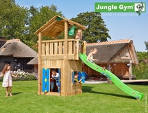 Jungle Gym | Shelter + Playhouse | DeLuxe | Blauw