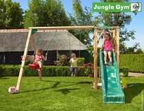 Jungle Gym | Tower + 2-Swing X'tra | DeLuxe | Blauw