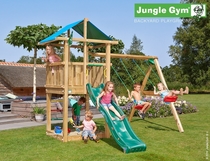 Jungle Gym | Hut + 2-Swing X'tra | DeLuxe | Blauw