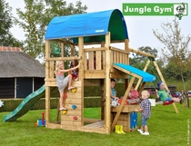 Jungle Gym | Farm + Mini Market + 1-Swing X'tra | DeLuxe | Blauw