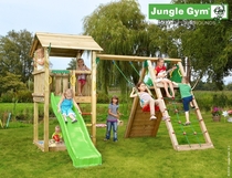 Jungle Gym | Casa + Climb Module X'tra | DeLuxe | Blauw