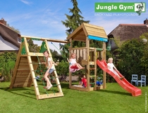 Jungle Gym | Home + Climb Module X'tra | DeLuxe | Blauw