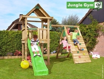 Jungle Gym | House + Climb Module | DeLuxe | Blauw