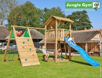 Jungle Gym | Shelter + Climb Module X'tra | DeLuxe | Blauw