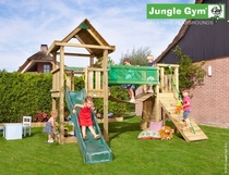 Jungle Gym | House + Bridge Module | DeLuxe | Blauw