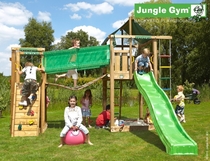 Jungle Gym | Lodge + Bridge Module | DeLuxe | Blauw