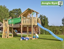 Jungle Gym | Shelter + Bridge Module | DeLuxe | Blauw