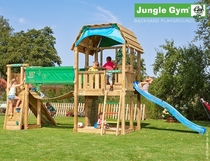 Jungle Gym | Barn + Bridge Module | DeLuxe | Blauw
