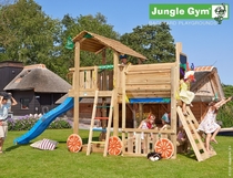 Jungle Gym | Shelter + Train Module | DeLuxe | Blauw