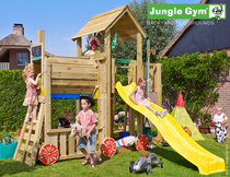 Jungle Gym | Mansion + Train Module | DeLuxe | Blauw