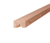 Afdekregel Douglas | Incl. sponning | Geimpregneerd