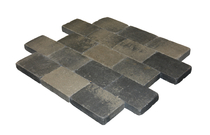 MBI | MB Drumstone 15x15x6 | Grijs/zwart