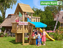Jungle Gym | Cubby + Mini Market module | DeLuxe | Blauw